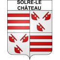 Solre-le-Château Sticker wappen, gelsenkirchen, augsburg, klebender aufkleber