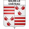 Stickers coat of arms Solre-le-Château adhesive sticker