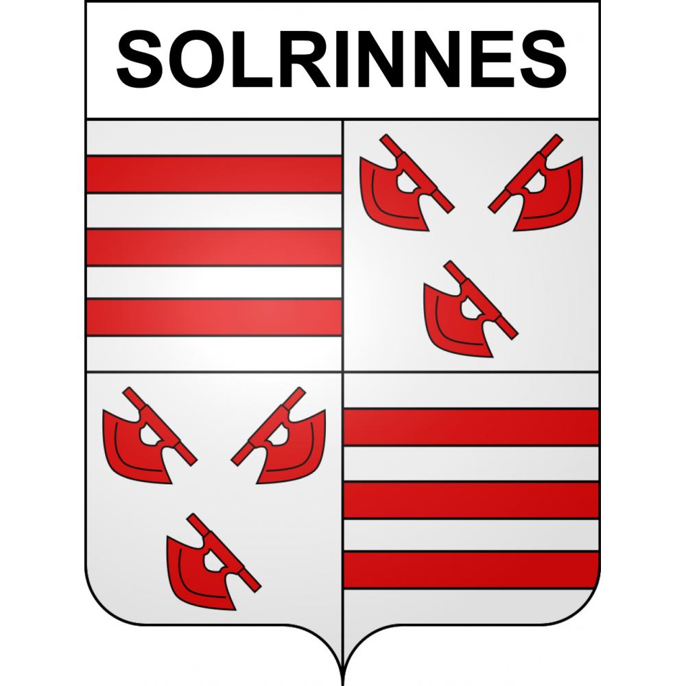 Solrinnes Sticker wappen, gelsenkirchen, augsburg, klebender aufkleber