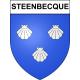 Stickers coat of arms Steenbecque adhesive sticker