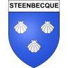 Steenbecque Sticker wappen, gelsenkirchen, augsburg, klebender aufkleber