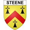 Pegatinas escudo de armas de Steene adhesivo de la etiqueta engomada