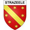 Strazeele Sticker wappen, gelsenkirchen, augsburg, klebender aufkleber