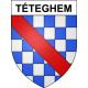 Stickers coat of arms Téteghem adhesive sticker