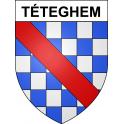 Adesivi stemma Téteghem adesivo