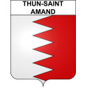 Thun-Saint-Amand 59 ville sticker blason écusson autocollant adhésif