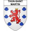 Stickers coat of arms Thun-Saint-Martin adhesive sticker