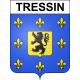 Tressin 59 ville sticker blason écusson autocollant adhésif