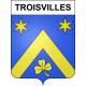 Stickers coat of arms Troisvilles adhesive sticker