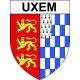 Stickers coat of arms Uxem adhesive sticker