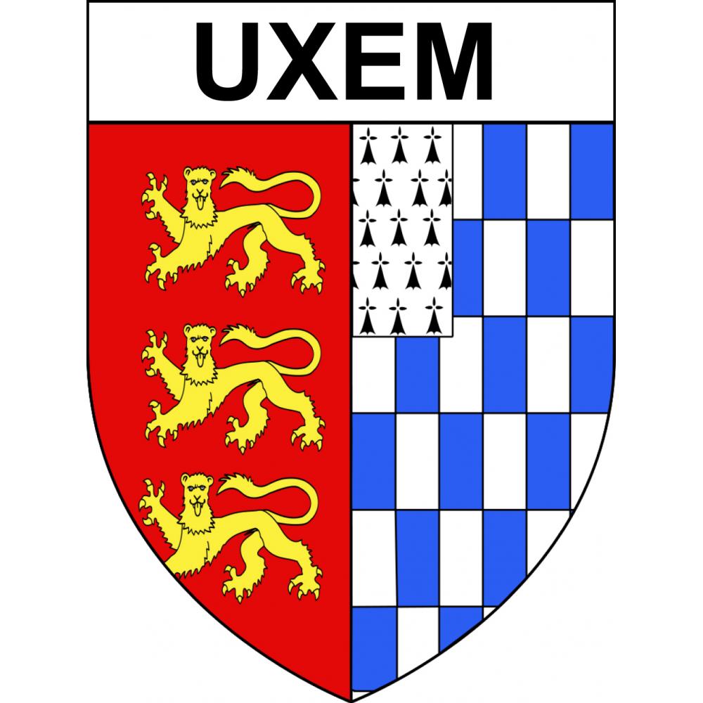 Stickers coat of arms Uxem adhesive sticker