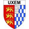 Uxem 59 ville sticker blason écusson autocollant adhésif