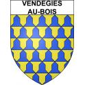 Vendegies-au-Bois 59 ville sticker blason écusson autocollant adhésif