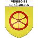 Adesivi stemma Vendegies-sur-Écaillon adesivo