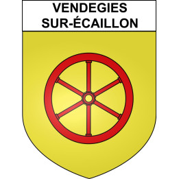 Stickers coat of arms Vendegies-sur-Écaillon adhesive sticker