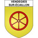 Vendegies-sur-Écaillon 59 ville sticker blason écusson autocollant adhésif