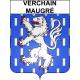 Verchain-Maugré 59 ville sticker blason écusson autocollant adhésif