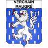 Verchain-Maugré 59 ville sticker blason écusson autocollant adhésif