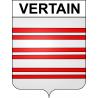 Pegatinas escudo de armas de Vertain adhesivo de la etiqueta engomada