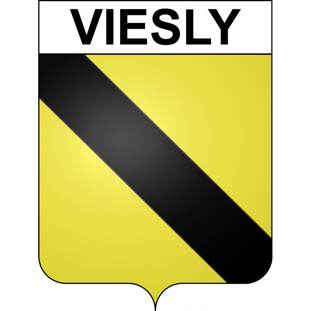 Viesly 59 ville sticker blason écusson autocollant adhésif