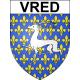 Vred Sticker wappen, gelsenkirchen, augsburg, klebender aufkleber