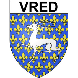 Stickers coat of arms Vred adhesive sticker