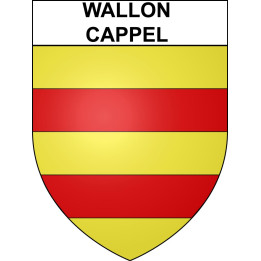 Stickers coat of arms Wallon-Cappel adhesive sticker