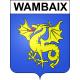 Wambaix 59 ville sticker blason écusson autocollant adhésif