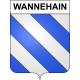 Wannehain Sticker wappen, gelsenkirchen, augsburg, klebender aufkleber