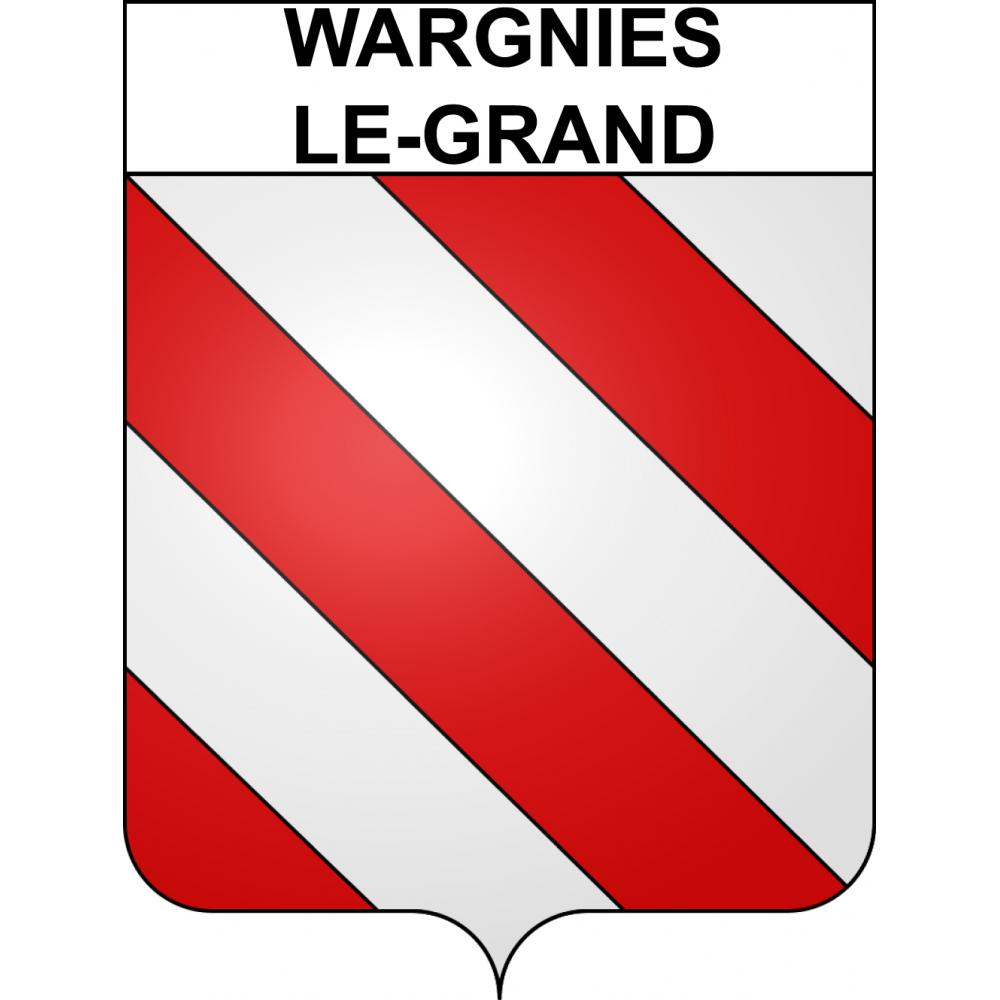 Wargnies-le-Grand 59 ville sticker blason écusson autocollant adhésif