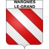 Wargnies-le-Grand 59 ville sticker blason écusson autocollant adhésif