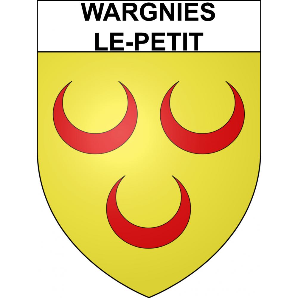 Wargnies-le-Petit 59 ville sticker blason écusson autocollant adhésif