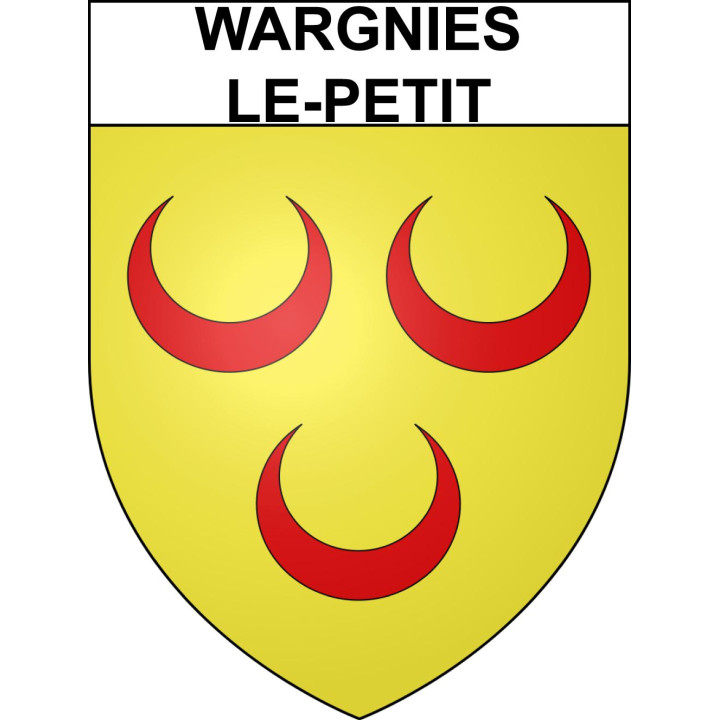 Stickers coat of arms Wargnies-le-Petit adhesive sticker