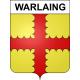 Warlaing Sticker wappen, gelsenkirchen, augsburg, klebender aufkleber