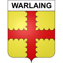 Pegatinas escudo de armas de Warlaing adhesivo de la etiqueta engomada