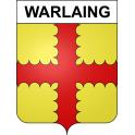 Warlaing 59 ville sticker blason écusson autocollant adhésif