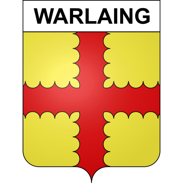 Stickers coat of arms Warlaing adhesive sticker