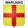 Warlaing 59 ville sticker blason écusson autocollant adhésif