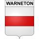 Warneton 59 ville sticker blason écusson autocollant adhésif