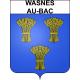 Stickers coat of arms Wasnes-au-Bac adhesive sticker