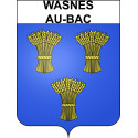 Wasnes-au-Bac 59 ville sticker blason écusson autocollant adhésif