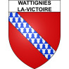 Wattignies-la-Victoire Sticker wappen, gelsenkirchen, augsburg, klebender aufkleber