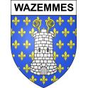 Wazemmes 59 ville sticker blason écusson autocollant adhésif