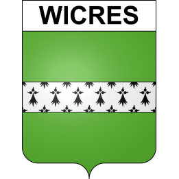 Stickers coat of arms Wicres adhesive sticker