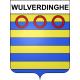 Wulverdinghe Sticker wappen, gelsenkirchen, augsburg, klebender aufkleber
