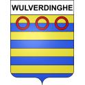 Wulverdinghe 59 ville sticker blason écusson autocollant adhésif