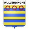 Wulverdinghe Sticker wappen, gelsenkirchen, augsburg, klebender aufkleber