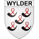Wylder 59 ville sticker blason écusson autocollant adhésif