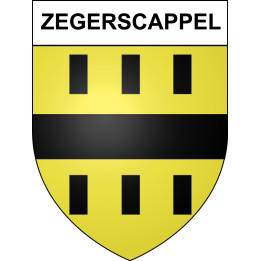 Zegerscappel 59 ville sticker blason écusson autocollant adhésif