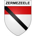 Stickers coat of arms Zermezeele adhesive sticker